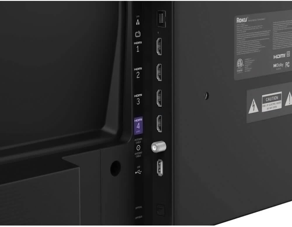 Roku Select Series 4K QLED Smart TV Bundle with HDMI & CPS Plan (55)
