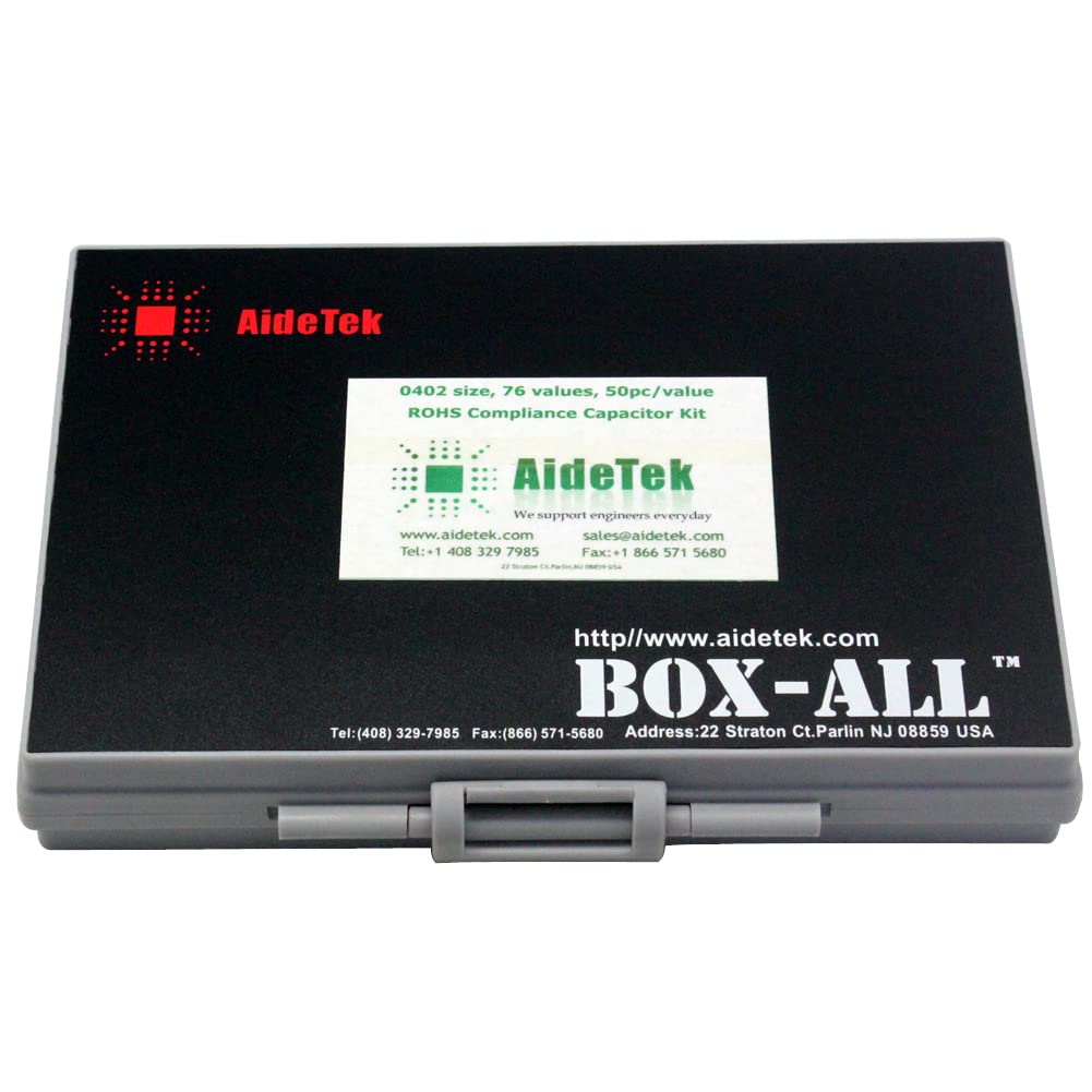 AideTek 37 Values 0805 Size 10PC/Value Inductor Kit 5% 2.7nH - 910nH