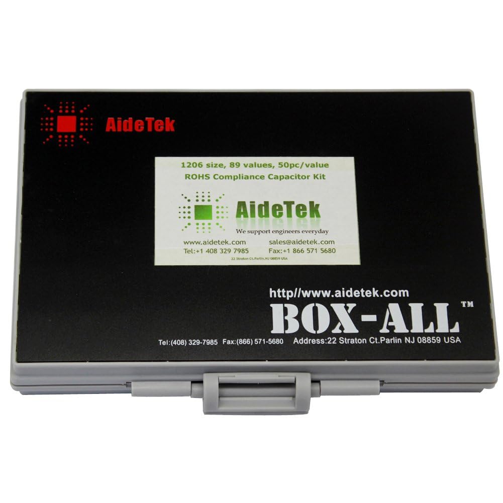 AideTek 37 Values 0805 Size 10PC/Value Inductor Kit 5% 2.7nH - 910nH