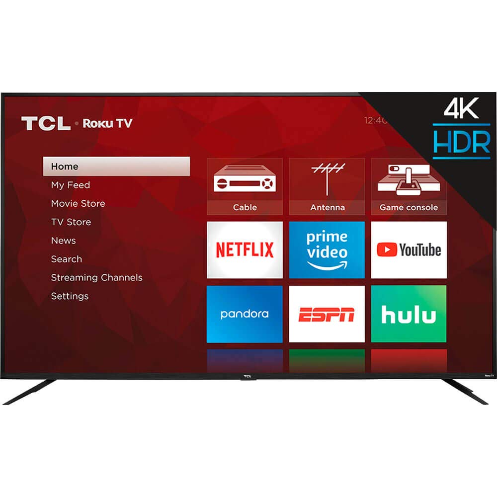 TCL 55" Class 4-Series 4K UHD HDR Smart Roku TV â 55S435, 2021 Model