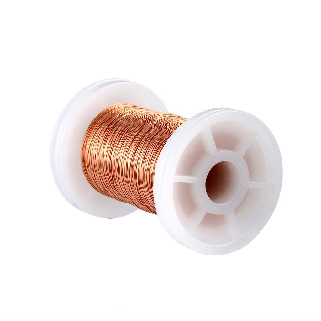 BNTECHGO 28AWG Magnet Wire 3lb Natural Enameled Copper Wire 0.0122"(0.31mm)