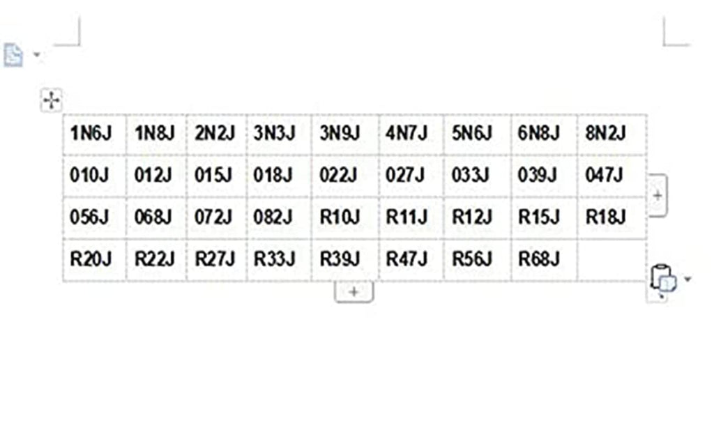 AideTek 37 Values 0805 Size 10PC/Value Inductor Kit 5% 2.7nH - 910nH