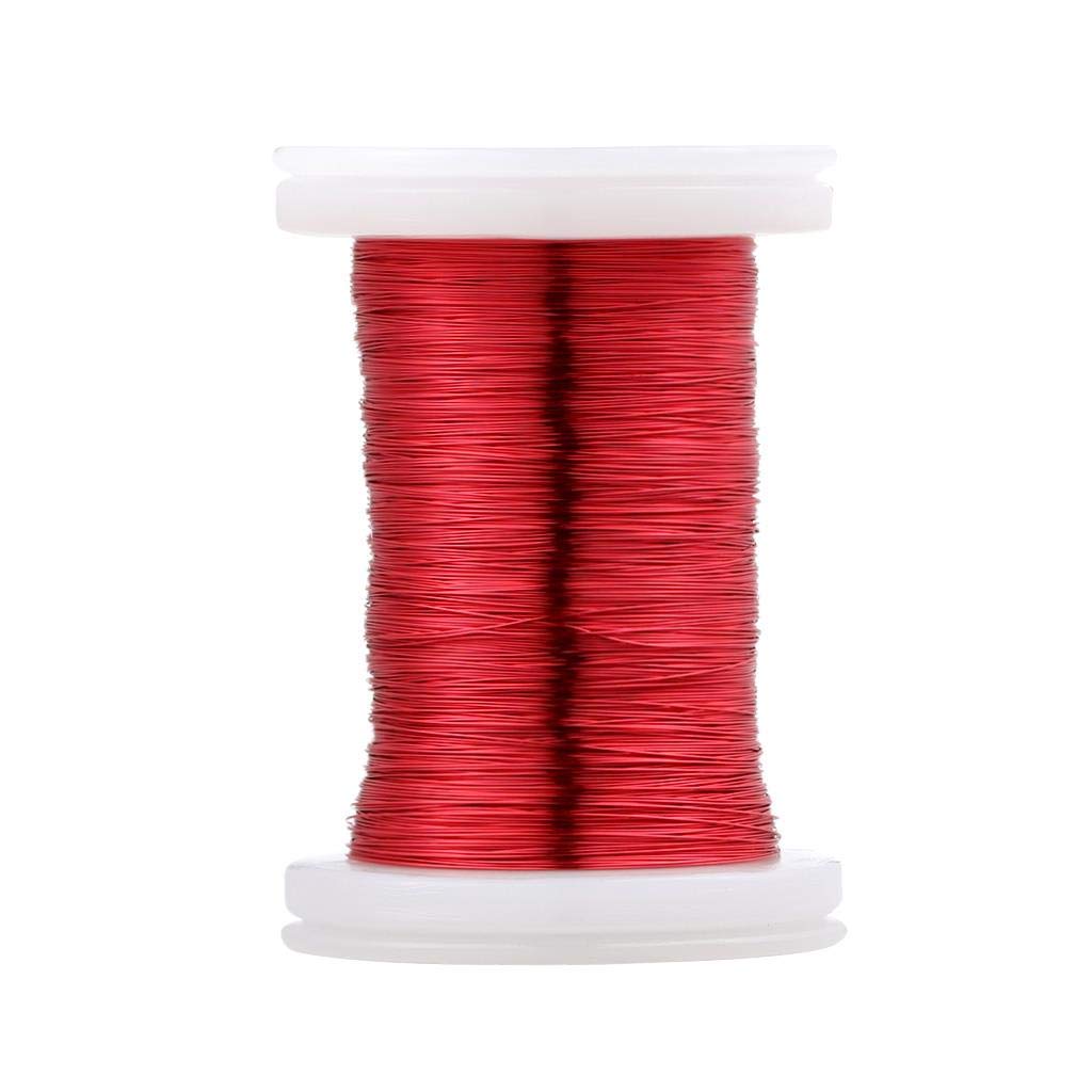 BNTECHGO 24 AWG Magnet Wire 3 lb Red Enameled Copper Wire 0.0197"(0.50mm)