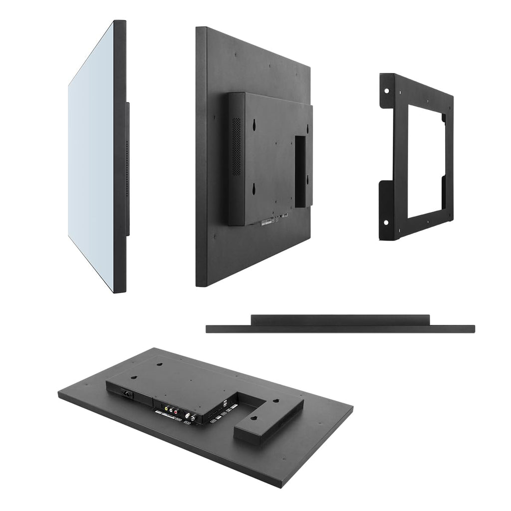 Soulaca 55 inches Smart Waterproof Mirror TV 4K UHD webOS Built-in ATSC DTV Tuner Voice Control, Large Bathroom & Indoor Hotel Resort Television Wall-Mount Big Screen Pool