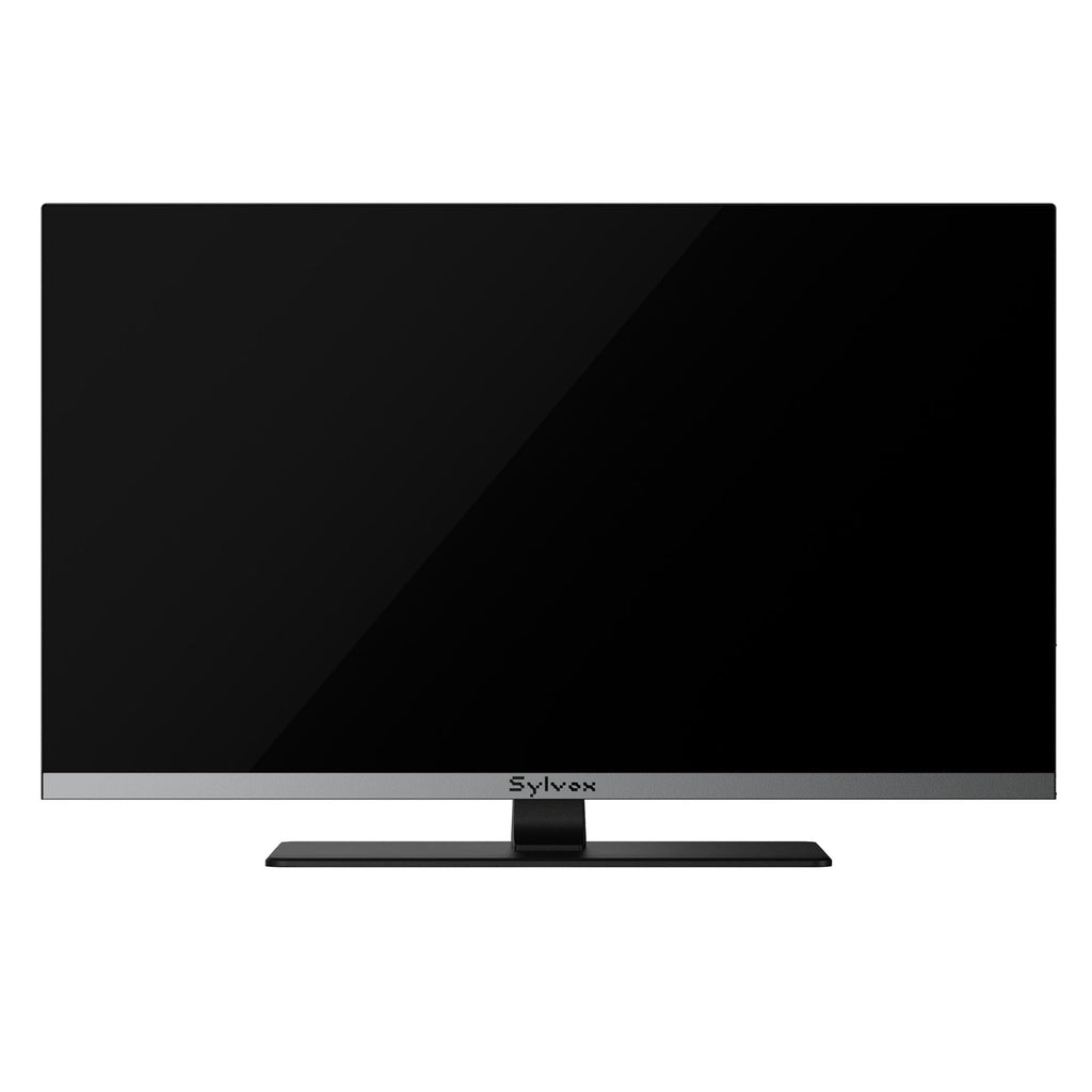 SYLVOX 24'' Smart RV TV, 12V/24V Google TV with Built-in DVD Player