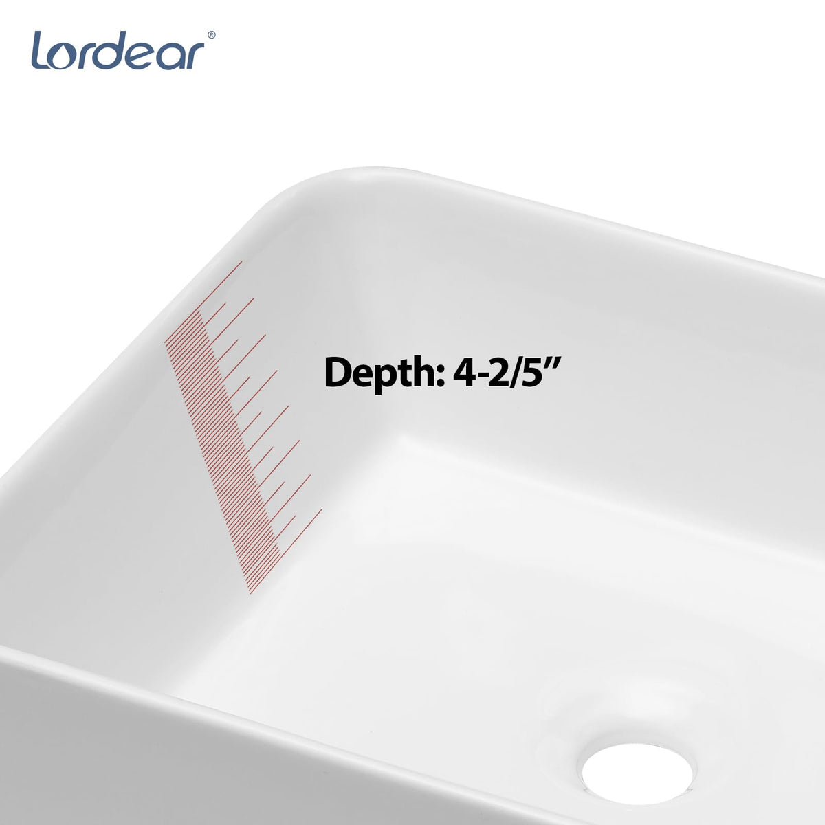 Lordear Wall Mounted Vessel Sink 16x11 Inch, U-Shape White Porcelain Bathroom Sink with Black Faucet and Support Pedestal Legs, Wall Hung Vanity Sink with Towel Rack for Small Bathrooms