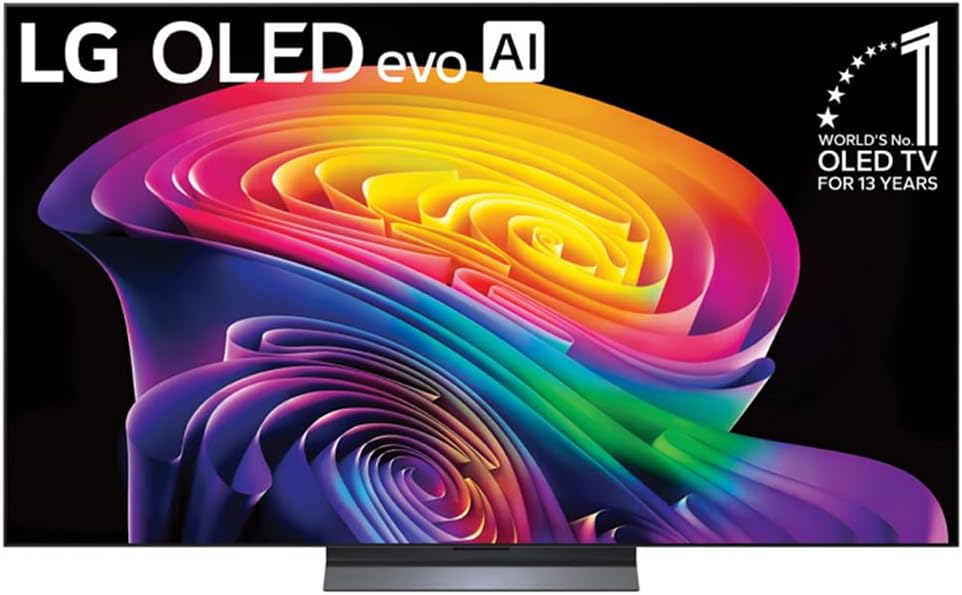 LG 65 inch OLED evo AI C6 4K Smart webOS TV (2026) OLED65C6PUA Bundle with Samsung Q-Series Soundbar 7.1.2ch Subwoofer, 2X HDMI Cable and Deco Gear Home Theater Beginner's Guide
