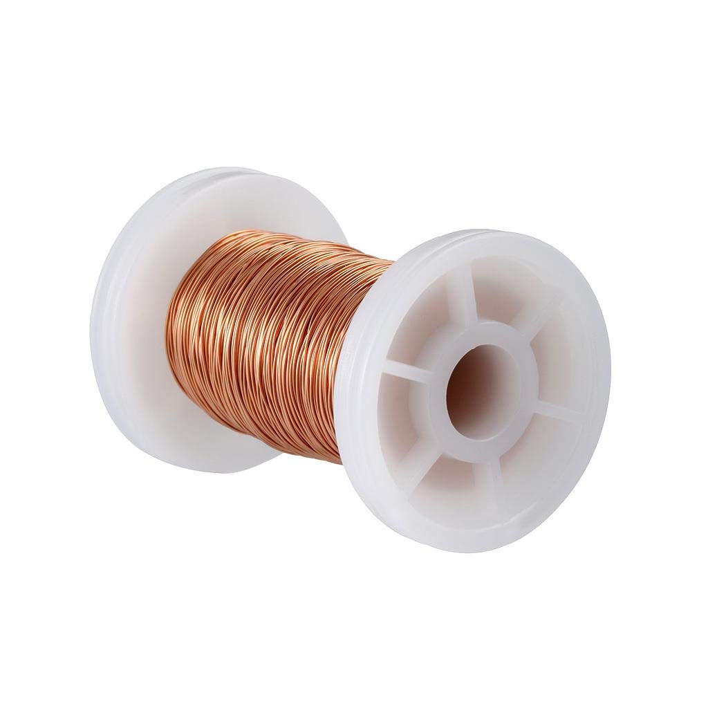 BNTECHGO 28AWG Magnet Wire 3lb Natural Enameled Copper Wire 0.0122"(0.31mm)