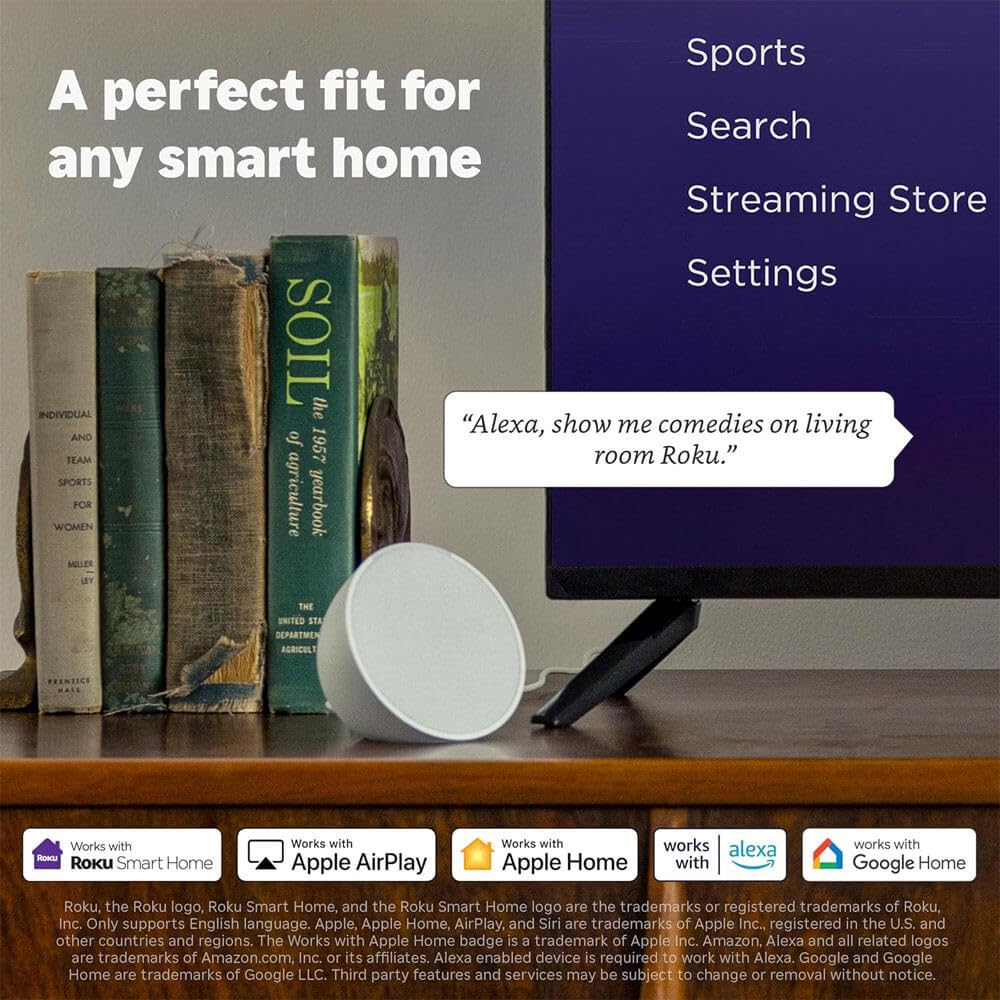Roku Select Series 4K QLED Smart TV Bundle with HDMI & CPS Plan (55)