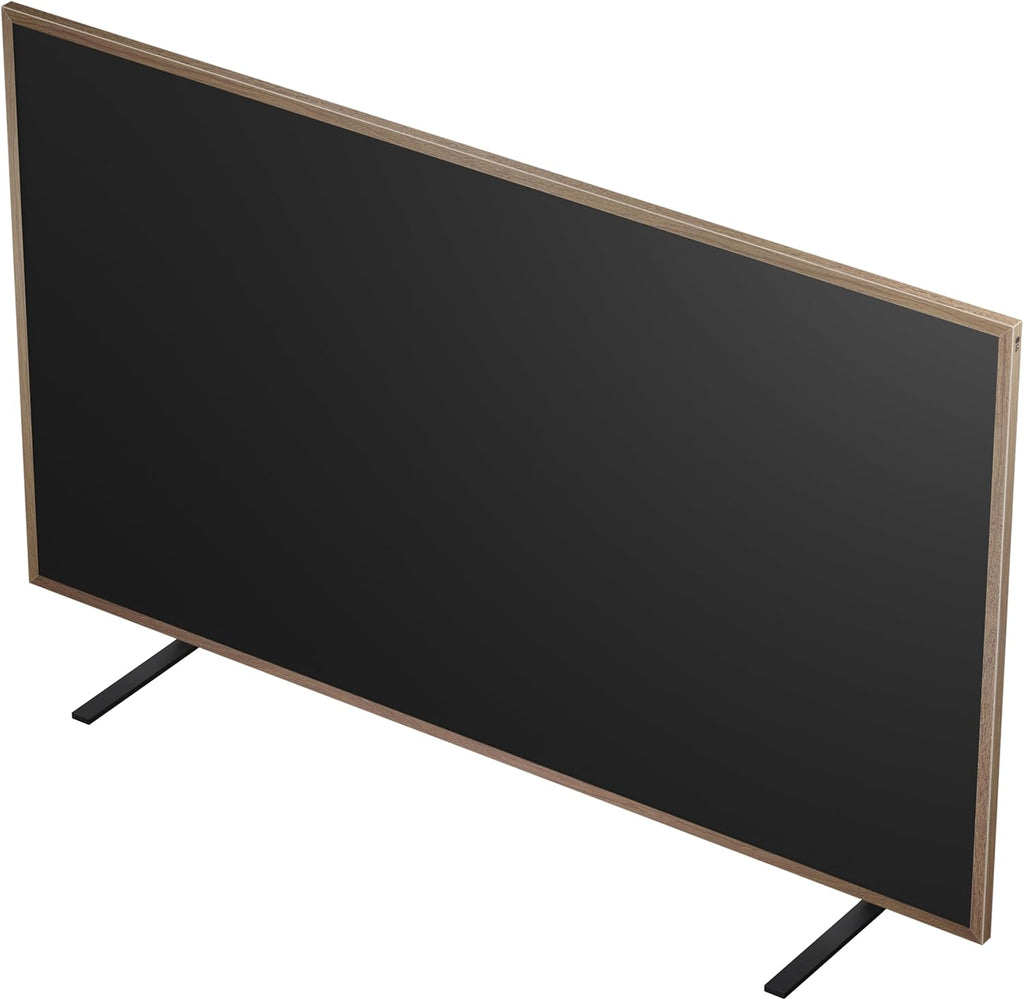 LG 65-Inch Art Gallery TV QNED AI LX7B Series Mini LED Smart TV Bundle with Bonus Teak Bezel Natural Wood Magnetic Frame Included