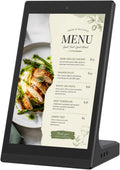 10.1 Inch Android Digital Signage Display, Tabletop Touchscreen Kiosk, Countertop Digital Menu Board with WiFi USB, Desktop Advertising Screen for Restaurants, Retail, Reception