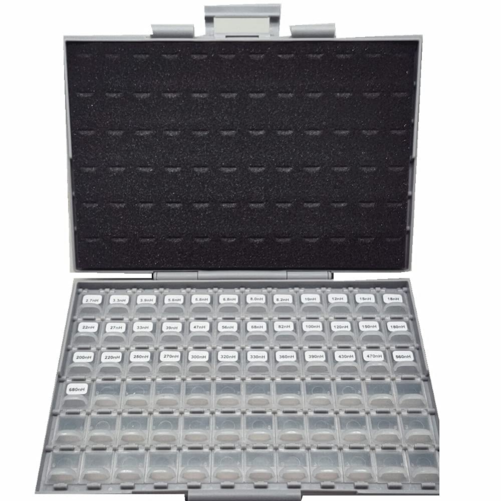 AideTek 37 Values 0805 Size 10PC/Value Inductor Kit 5% 2.7nH - 910nH