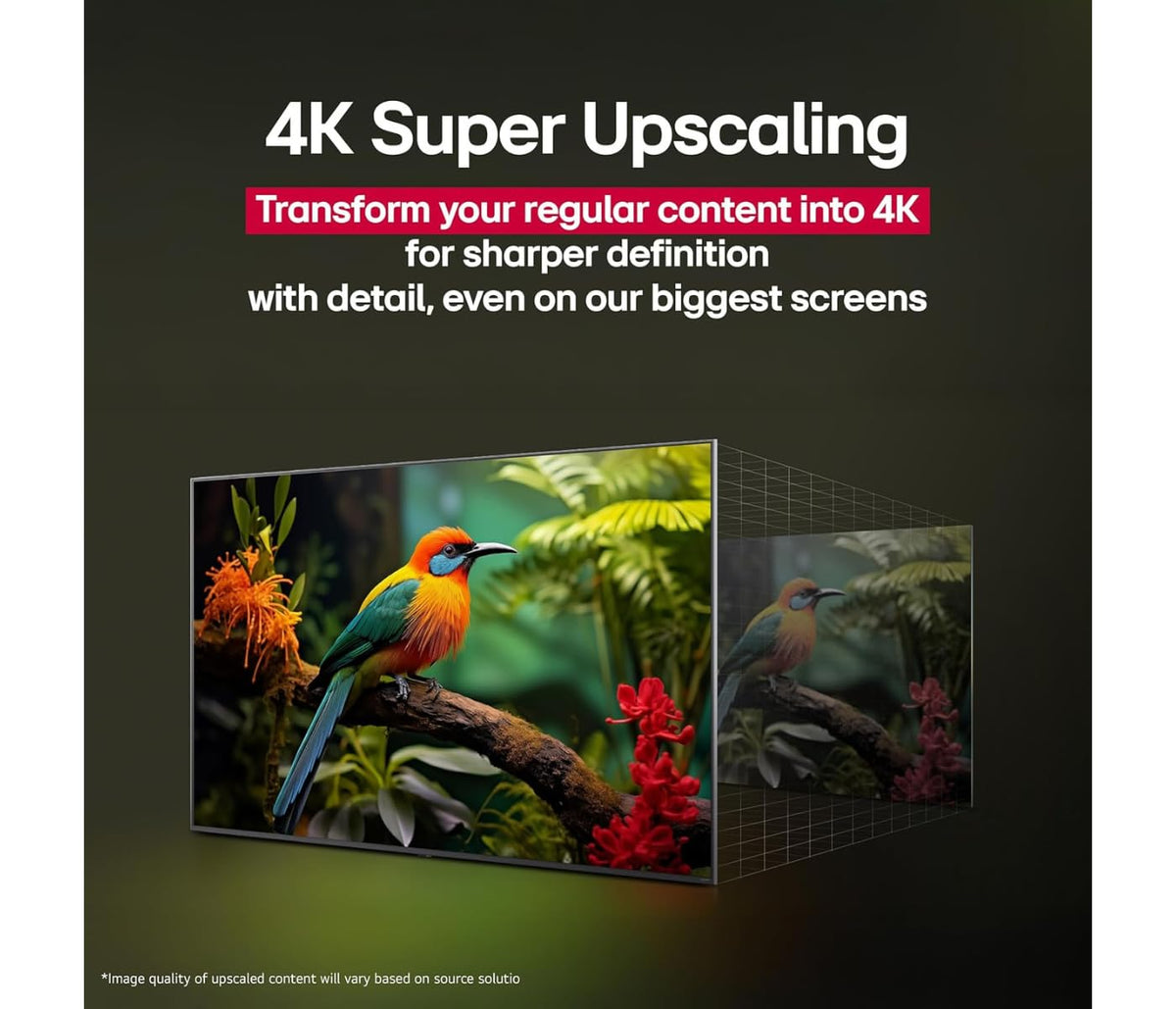 LG 55" (2025 Model) UHD AI UA75 Smart TV HDR10 Bluetooth a7 AI Processor 4K Gen8 Filmmaker Mode webOS 25 + Wall Mount Compatible with Alexa(Renewed)