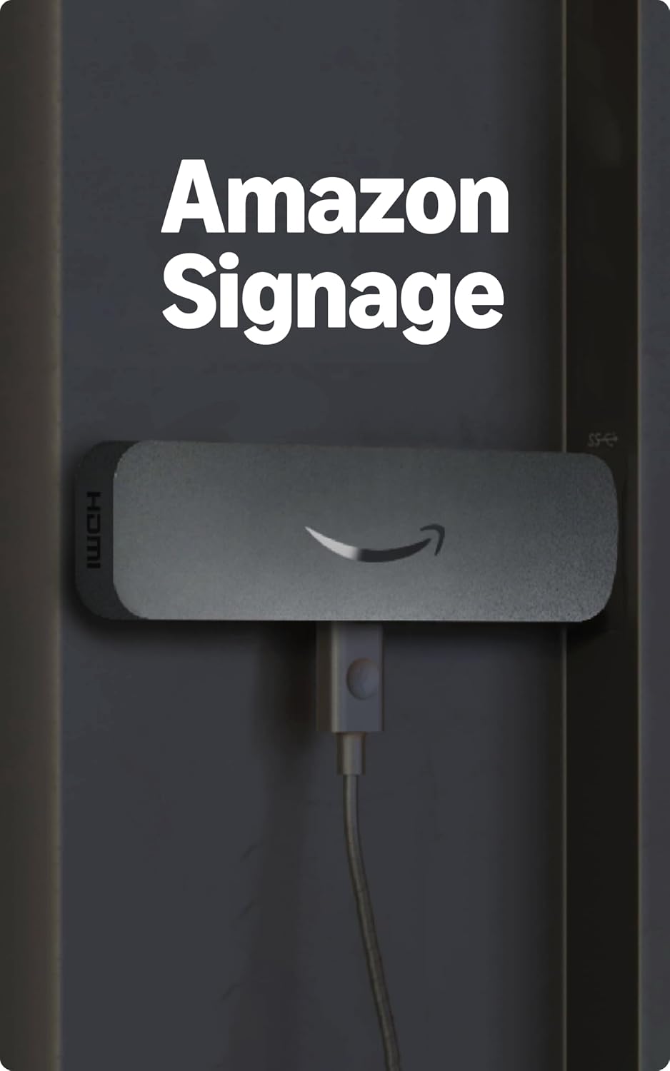 Amazon Signage Stick â Professional Digital Signage 4K Media Player â Designed for Businesses of All Sizes, Easy Setup with free Mobile App, and CMS Compatibility