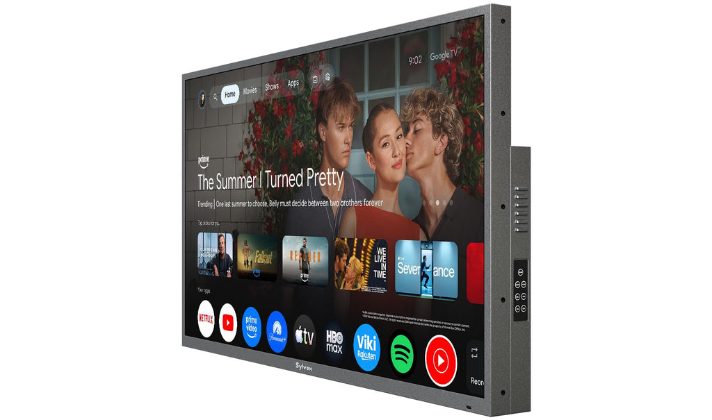 SYLVOX Outdoor TV, 55 inch Smart Waterproof Outdoor TV, 4K UHD Weatherproof
