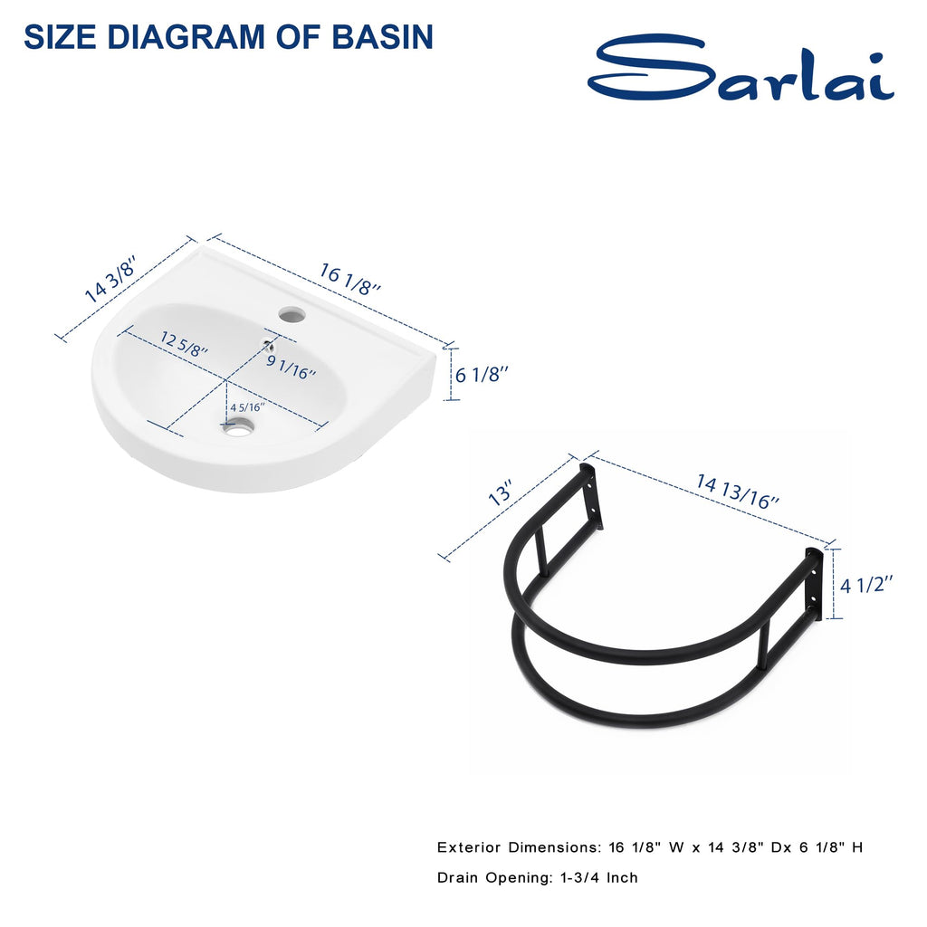 Sarlai Black Vessel Sink Rectangular - 24"x14" Modern Bathroom Vessel Sink Rectangle Above Counter Black Ceramic Porcelain Lavatory Vanity Sink Art Basin