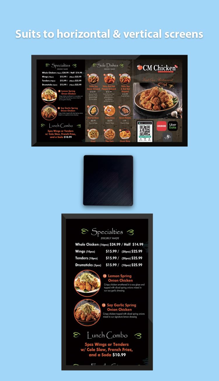 Smart Digital Signage Player with Non-Subscription CMS Software 7x24 Stable Auto Play Make TV Set Become LCD Display Andriod 4K Advertising Media Player(YM05)