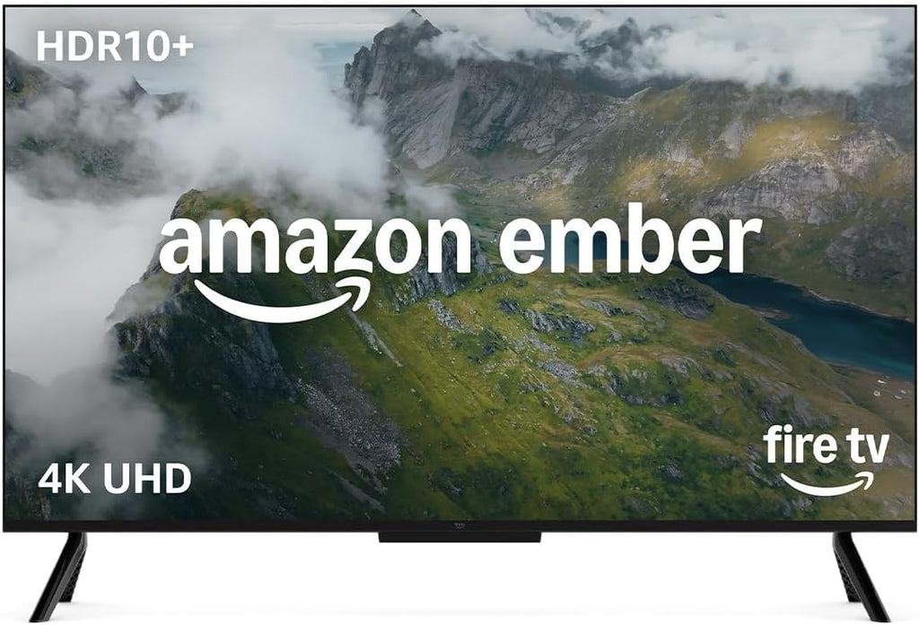 Amazon Ember 55" 4-Series with Fire TV (newest model), 4K Ultra HD smart TV with Alexa Remote, HDR10+, fast processor, Dolby Audio, Ambient Experience, free and live TV, find shows faster with Alexa+
