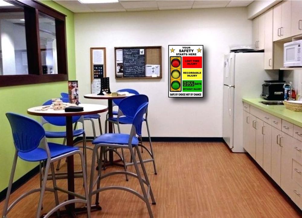LED Digital Safety Stoplight - RED/YELLOW/GREEN real working lights