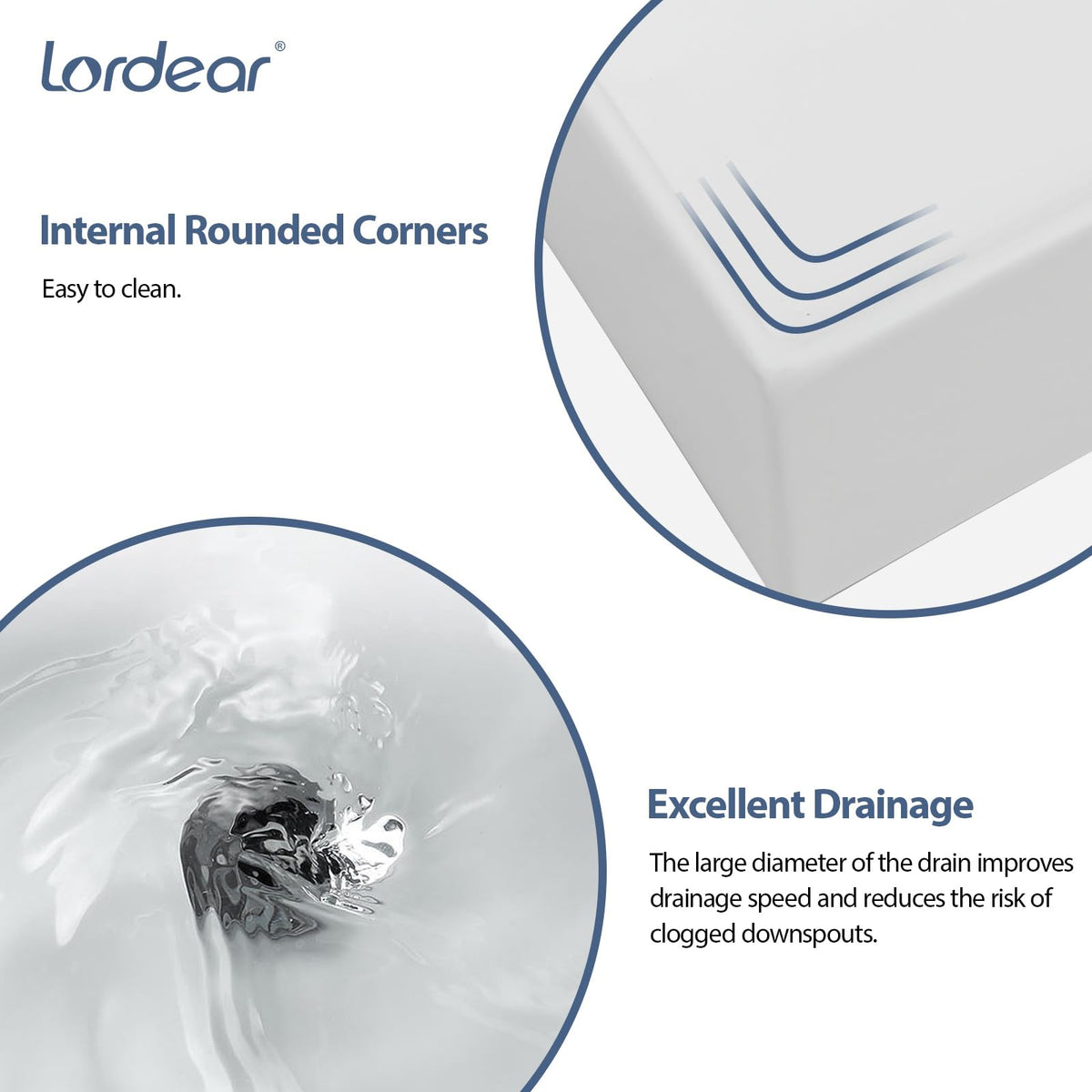 Lordear Wall Mounted Vessel Sink 16x11 Inch, U-Shape White Porcelain Bathroom Sink with Black Faucet and Support Pedestal Legs, Wall Hung Vanity Sink with Towel Rack for Small Bathrooms