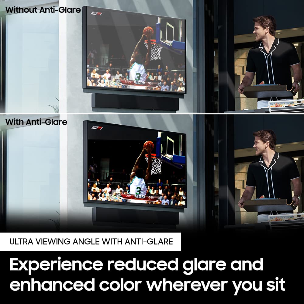 SAMSUNG 75-Inch Class QLED 4K The Terrace Full Sun Outdoor, Direct Full Array 16x, Weather Resistant, Wide Viewing Angle, Anti-Glare Smart TV w/ Alexa Built-In (QN75LST9TAFXZA, Latest Model)