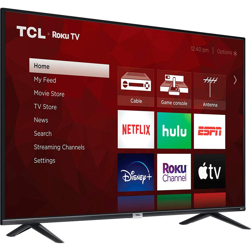 TCL 55" Class 4-Series 4K UHD HDR Smart Roku TV â 55S435, 2021 Model