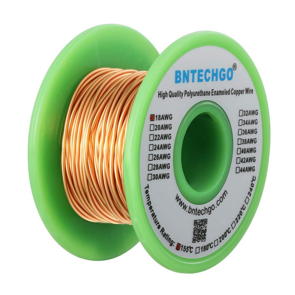 BNTECHGO 28AWG Magnet Wire 3lb Natural Enameled Copper Wire 0.0122"(0.31mm)