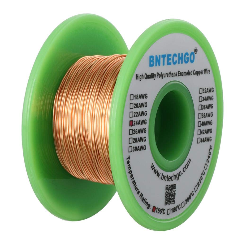 BNTECHGO 28AWG Magnet Wire 3lb Natural Enameled Copper Wire 0.0122"(0.31mm)