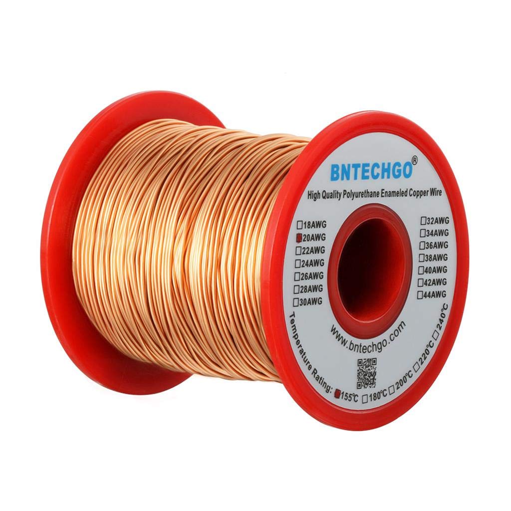BNTECHGO 28AWG Magnet Wire 3lb Natural Enameled Copper Wire 0.0122"(0.31mm)