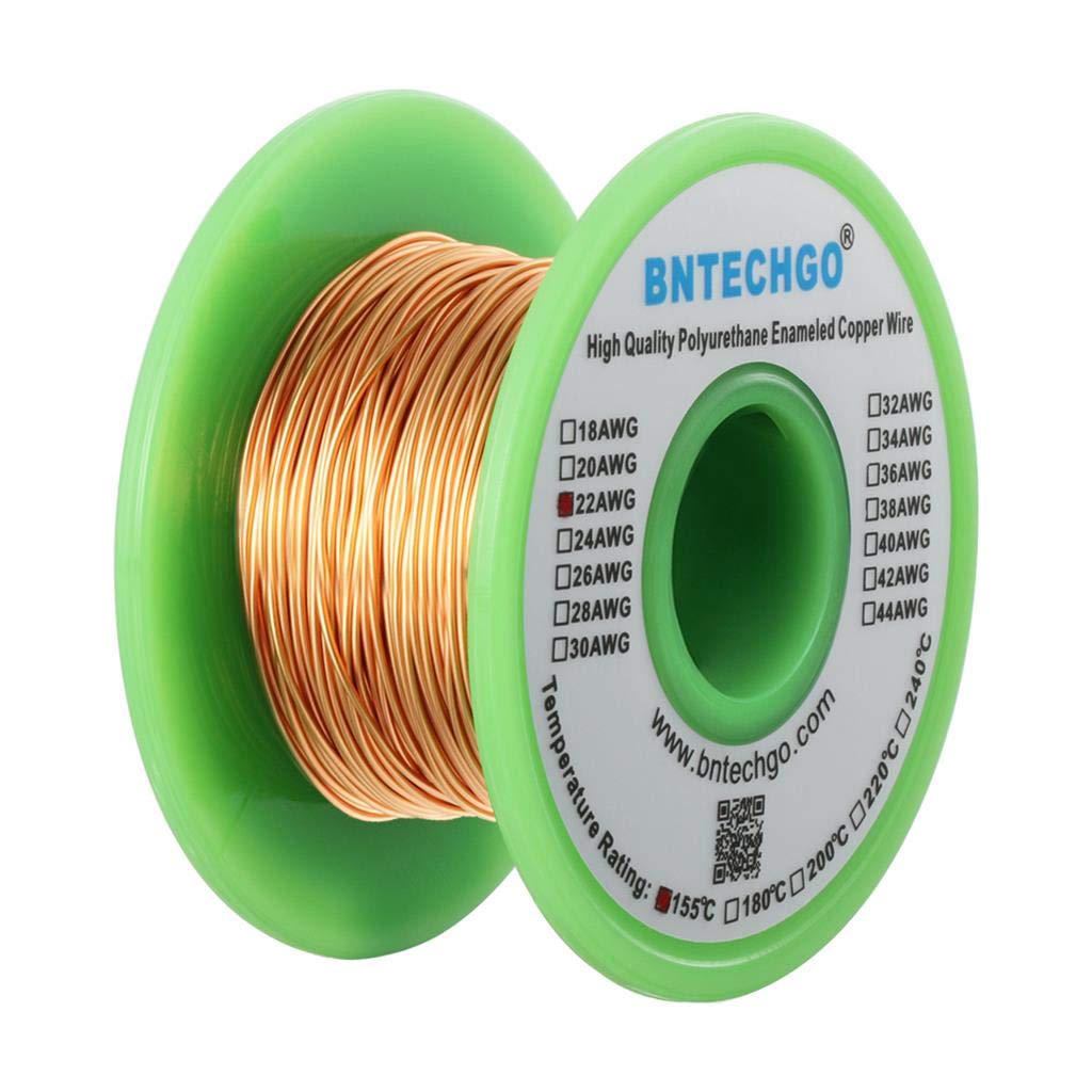 BNTECHGO 28AWG Magnet Wire 3lb Natural Enameled Copper Wire 0.0122"(0.31mm)