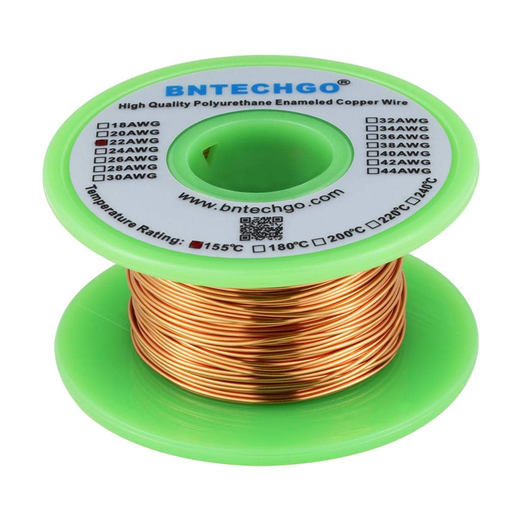 BNTECHGO 28AWG Magnet Wire 3lb Natural Enameled Copper Wire 0.0122"(0.31mm)