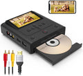 VHS to DVD Recorder, VCR to DVD Recorder-Convert Photos and Videos Between VHS,VCR,Memory Cardï¼DVD and USB. Phone can use a Free app to Burn Videos and Photos, Also has TV Recording Functionï¼Blackï¼