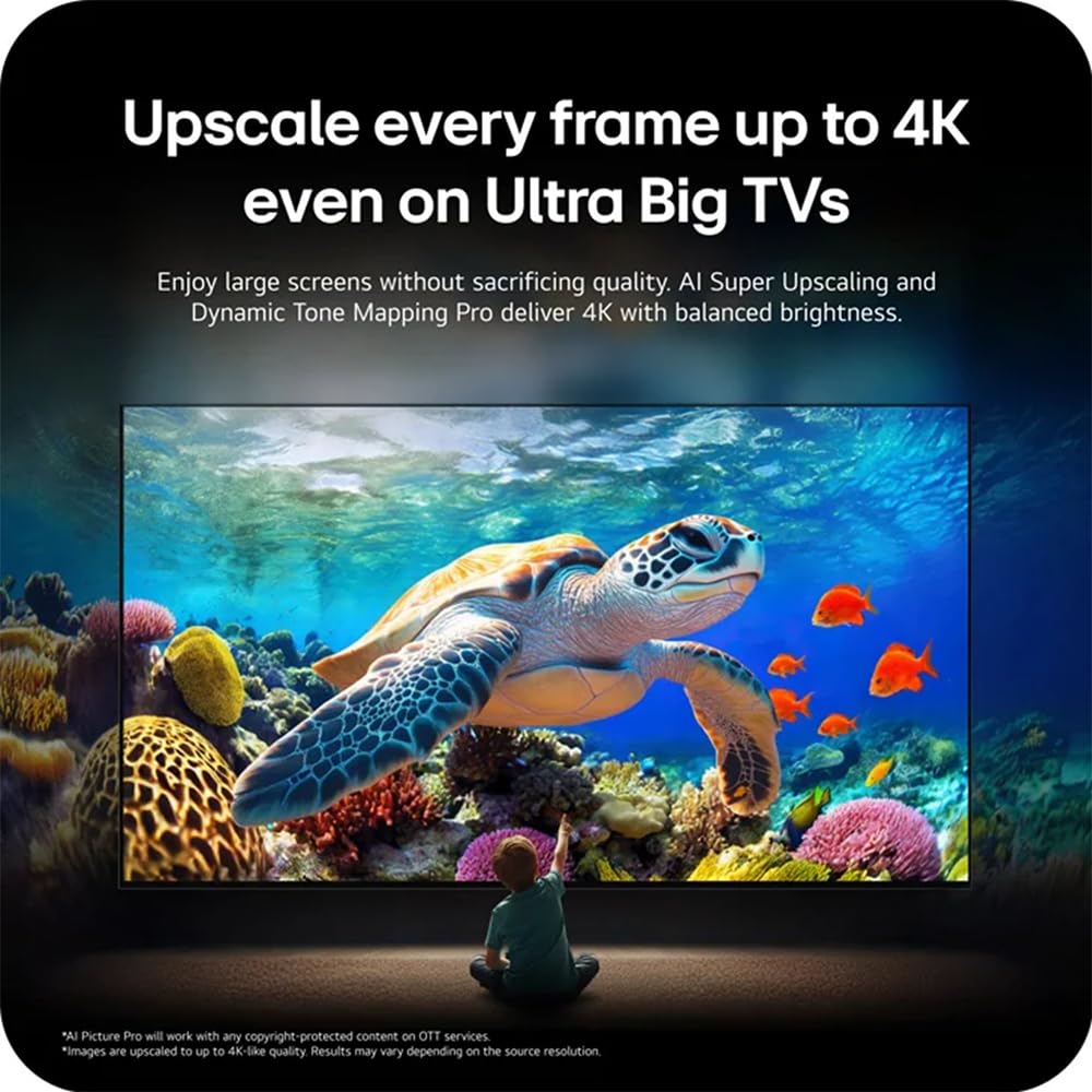 LG 85-Inch QNED evo AI Mini LED 4K Smart TV with a8 Gen3 Processor, Quantum Color, Dolby Vision, Dolby Atmos & 144Hz VRR Gaming Bundle with Deco Essentials 1-Year Extended Protection and HDMI Cables