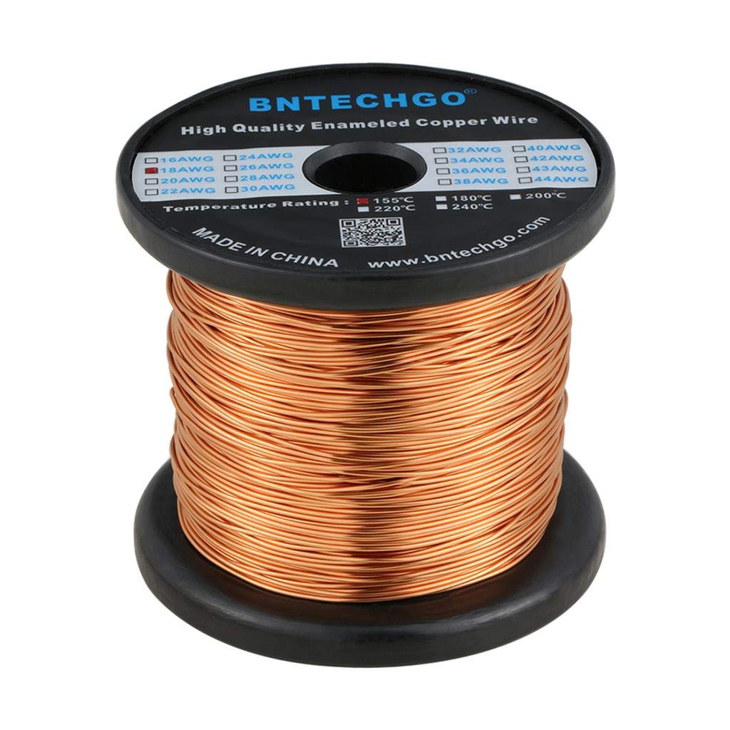BNTECHGO 28AWG Magnet Wire 3lb Natural Enameled Copper Wire 0.0122"(0.31mm)
