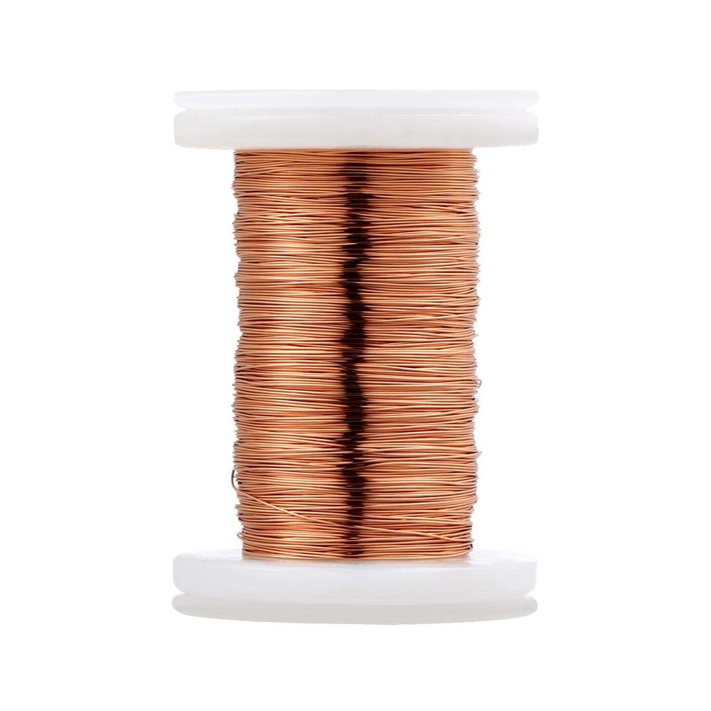 BNTECHGO 28AWG Magnet Wire 3lb Natural Enameled Copper Wire 0.0122"(0.31mm)