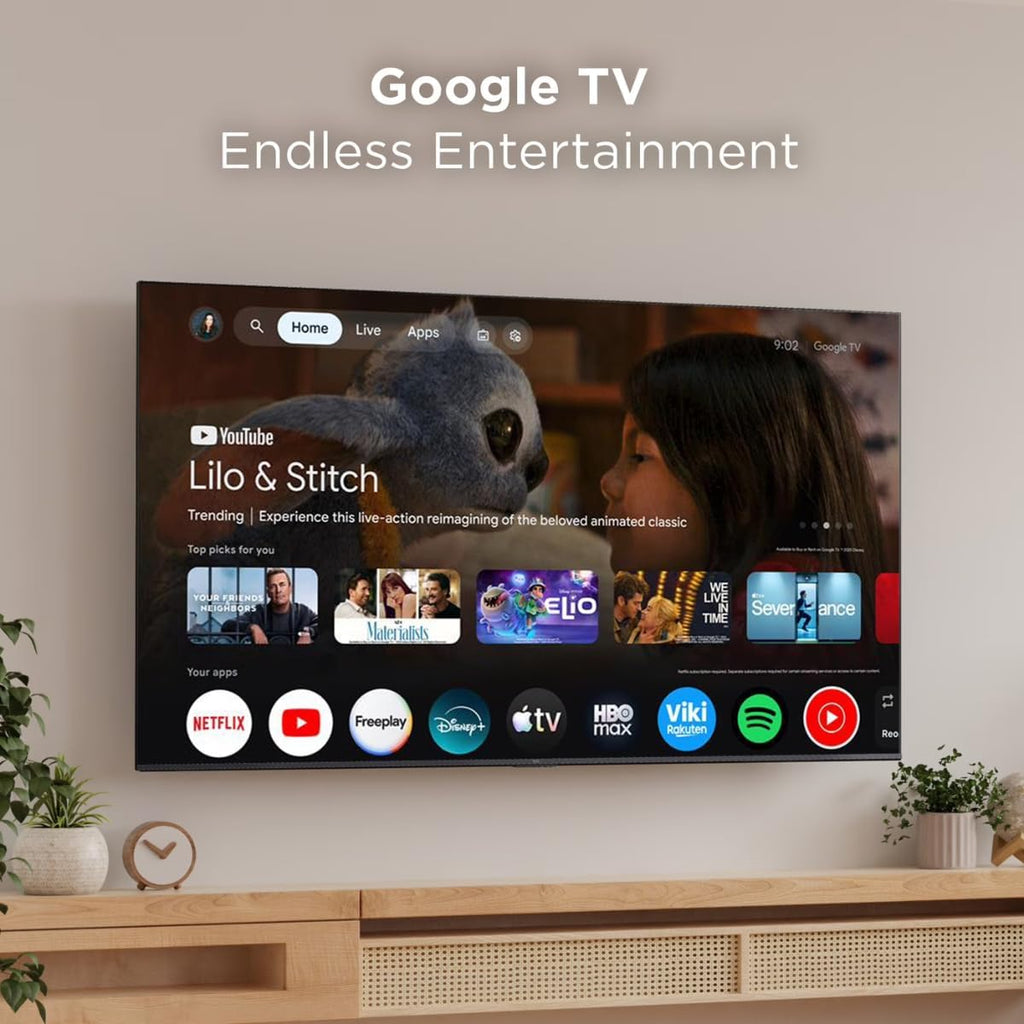 TCL 43" Q51K Series Q-LED 4K UHD HDR Smart TV with Google TV Dolby Vision, Dolby Atmos, Motion Rate 240, HDR 10+, Auto Game Mode + Free Wall Mount (2025) (Renewed)