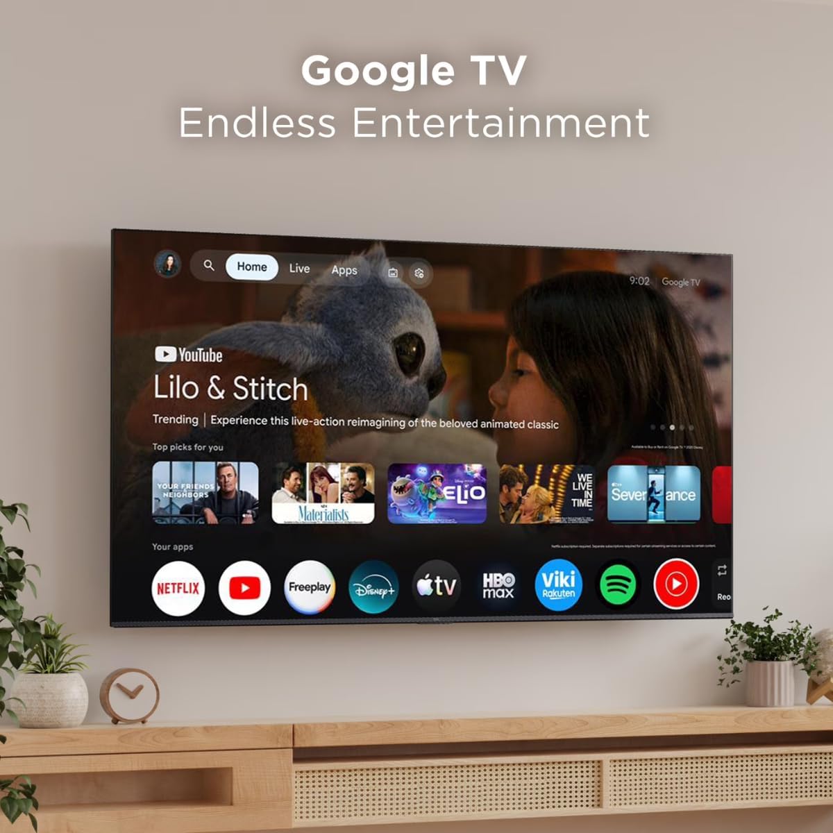 TCL 43" Q51K Series Q-LED 4K UHD HDR Smart TV with Google TV Dolby Vision, Dolby Atmos, Motion Rate 240, HDR 10+, Auto Game Mode + Free Wall Mount (2025) (Renewed)