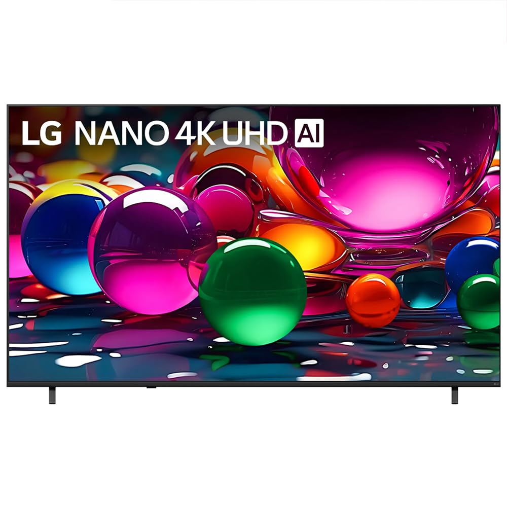 LG 85-Inch Nano 4K UHD AI NU70 Smart TV (2026) 85NU700BPUA Bundle with 1 YR CPS Enhanced Protection Pack, 6FT 4K HDMI Cable and Deco Gear Home Theater Beginner's Guide
