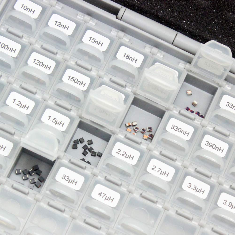 AideTek 37 Values 0805 Size 10PC/Value Inductor Kit 5% 2.7nH - 910nH