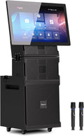 Karaoke Machine for Adults with Lyrics Display, Portable Built-in 22 Inches Tablet with 2 Wireless Microphones,1200W Peak Power Bluetooth Portable Karaoke System for Any Occasion (S-200) (22 inch)