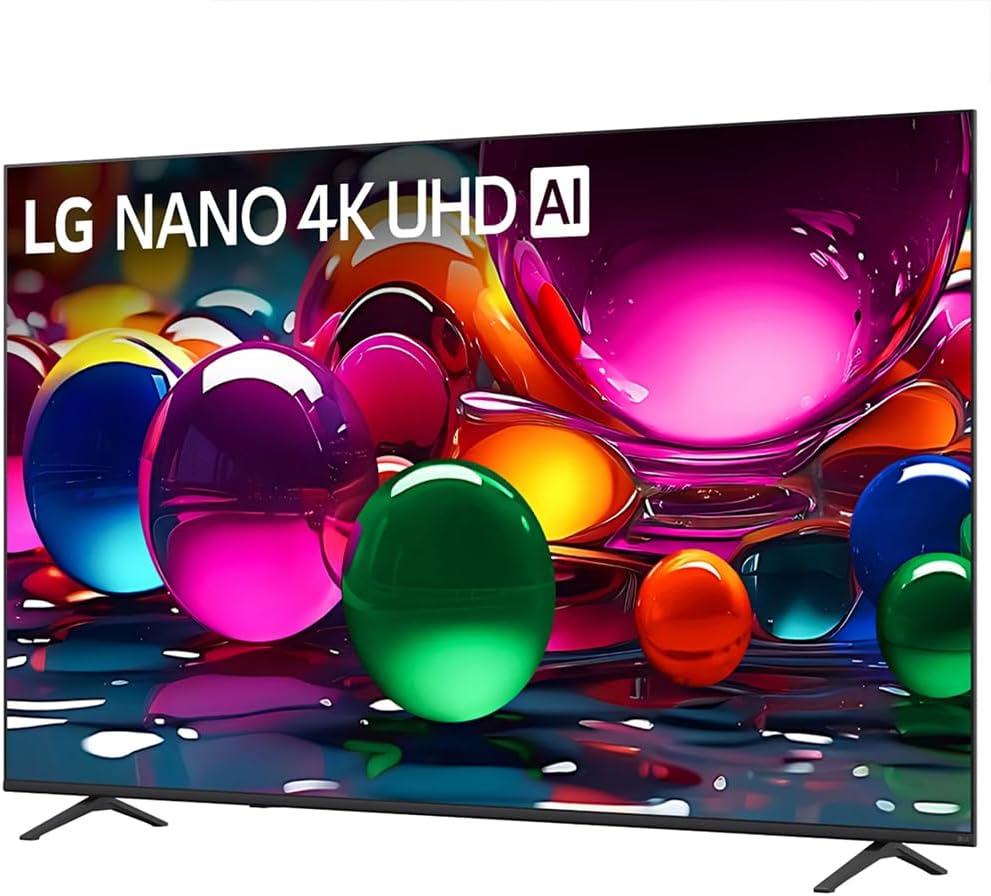 LG 85-Inch Nano 4K UHD AI NU70 Smart TV (2026) 85NU700BPUA Bundle with 1 YR CPS Enhanced Protection Pack, 6FT 4K HDMI Cable and Deco Gear Home Theater Beginner's Guide