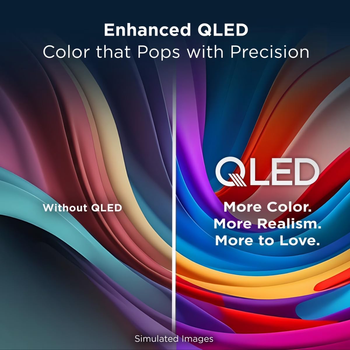 TCL 43" Q51K Series Q-LED 4K UHD HDR Smart TV with Google TV Dolby Vision, Dolby Atmos, Motion Rate 240, HDR 10+, Auto Game Mode + Free Wall Mount (2025) (Renewed)