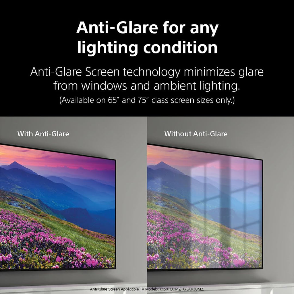 Sony 55 Inch BRAVIA 3 II LED 4K HDR Smart Google TV with Gemini K-55XR30M2