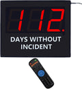 LED Digital Safety Scoreboard, Days Without Accident Counter