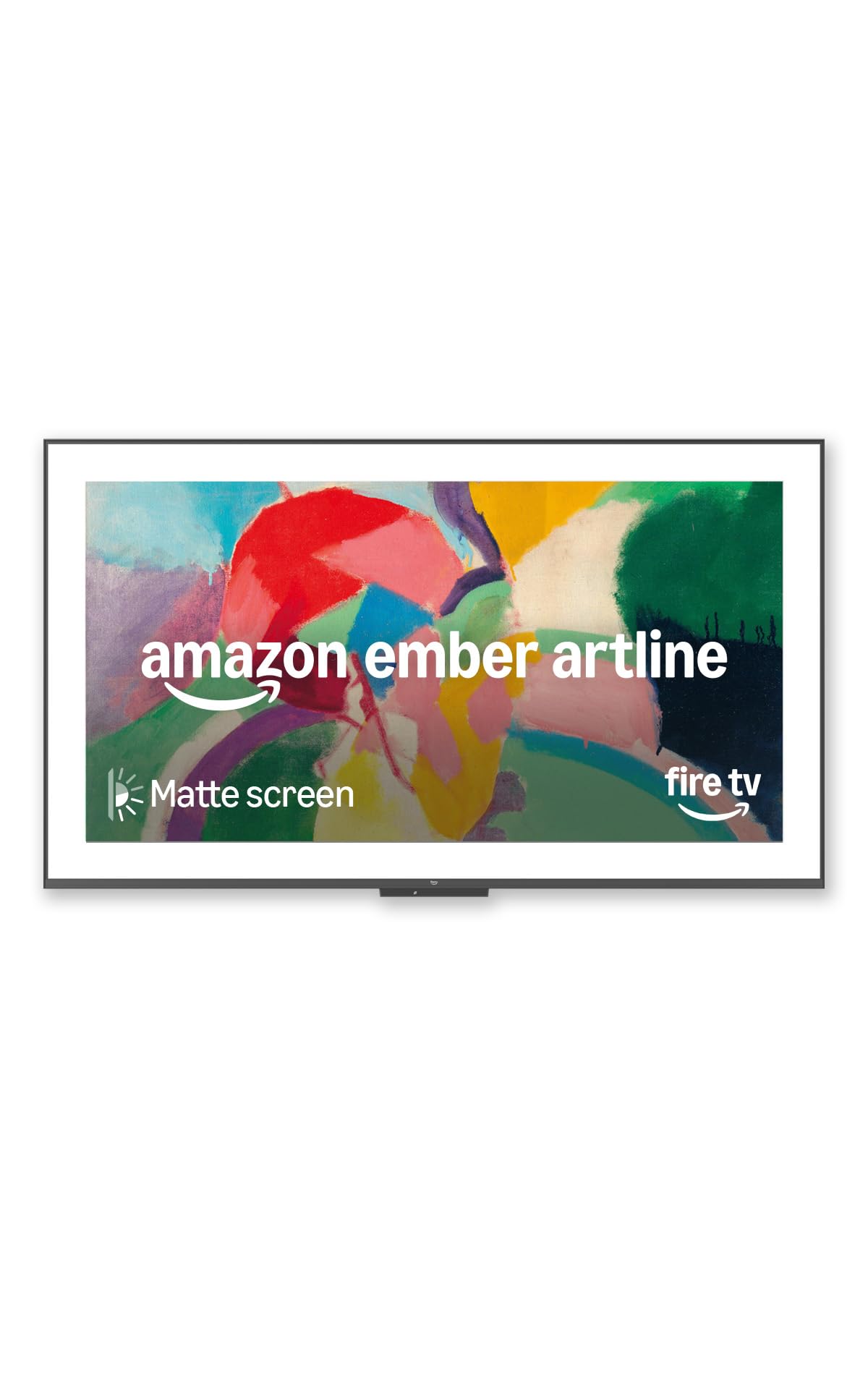 Amazon Ember Artline 55" with Fire TV (newest model), 4K Ultra HD QLED smart TV with free art and photos, anti-glare display, custom frames, Dolby Vision, find shows faster with Alexa+ - No Frame