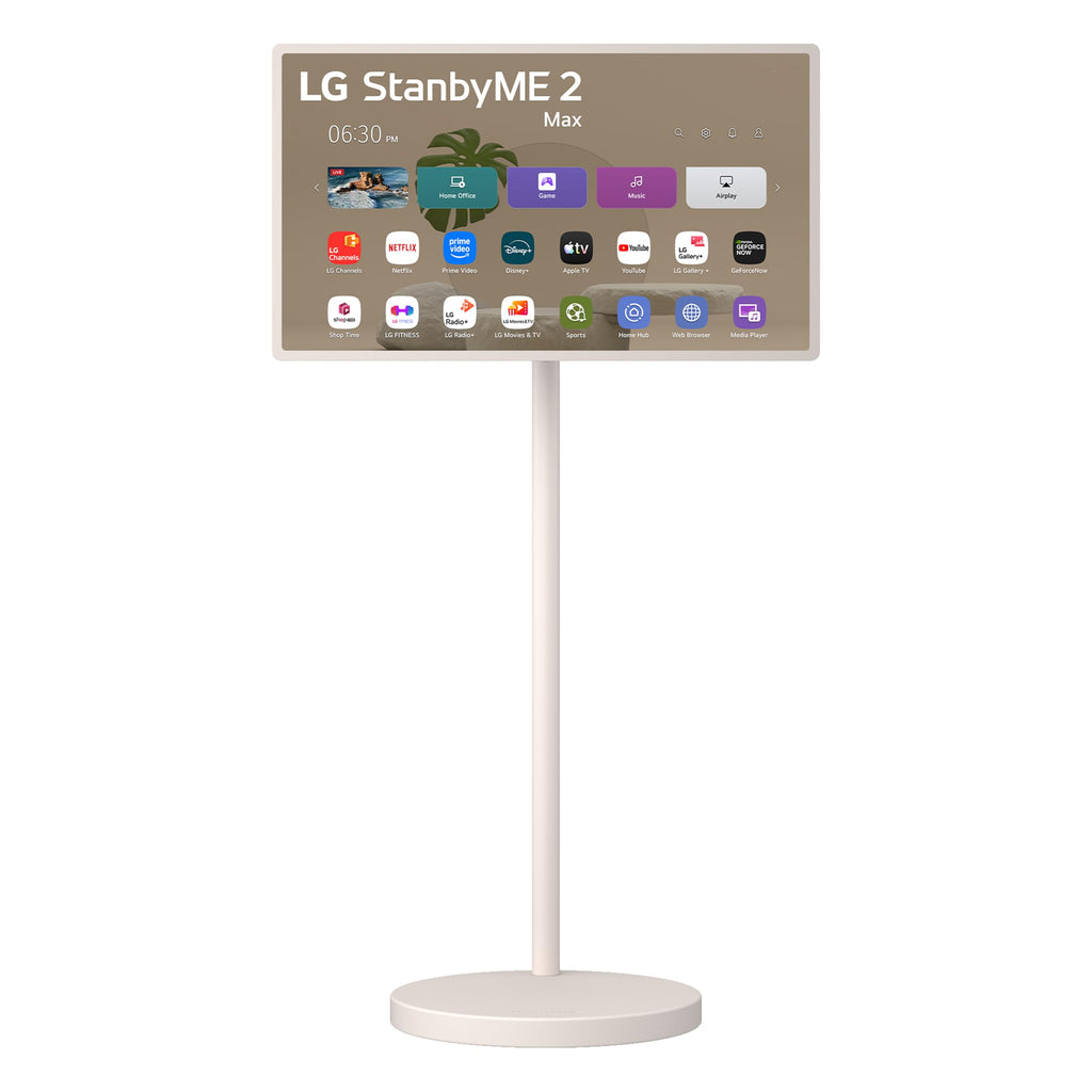 LG 27-Inch StanbyME 2 with Folio Cover, Portable Touch Screen TV, Dolby Vision, HDR10, Filmmaker Mode, Built-in Battery, Full Swivel Rotation (27LX6TYGA, 2025)