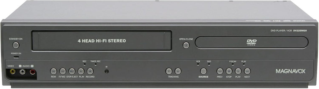 Magnavox DV225MG9 DVD Player and 4 Head Hi-Fi Stereo VCR (Renewed)