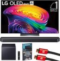 LG 65 inch OLED evo AI C6 4K Smart webOS TV (2026) OLED65C6PUA Bundle with Samsung Q-Series Soundbar 7.1.2ch Subwoofer, 2X HDMI Cable and Deco Gear Home Theater Beginner's Guide