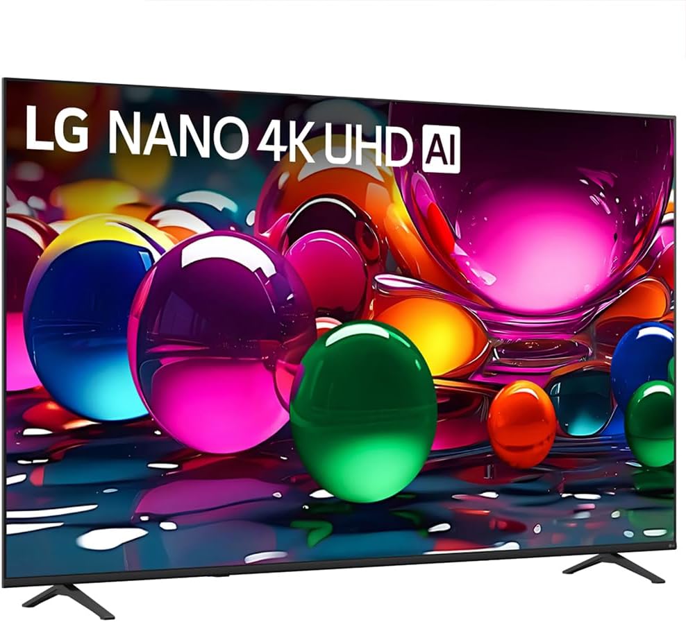LG 85-Inch Nano 4K UHD AI NU70 Smart TV (2026) 85NU700BPUA Bundle with 1 YR CPS Enhanced Protection Pack, 6FT 4K HDMI Cable and Deco Gear Home Theater Beginner's Guide
