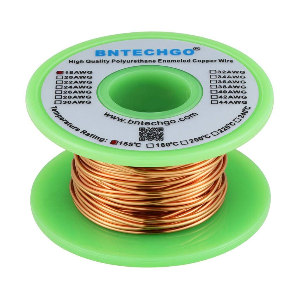 BNTECHGO 28AWG Magnet Wire 3lb Natural Enameled Copper Wire 0.0122"(0.31mm)